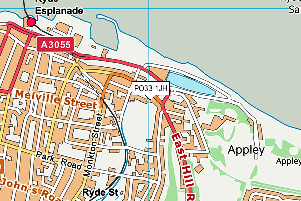 PO33 1JH map - OS VectorMap District (Ordnance Survey) PO33 1JH map - OS VectorMap District (Ordnance Survey)
