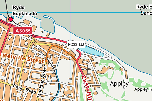PO33 1JJ map - OS VectorMap District (Ordnance Survey) PO33 1JJ map - OS VectorMap District (Ordnance Survey)