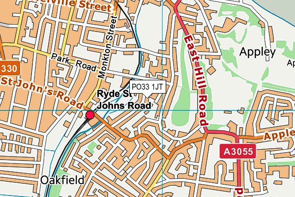 PO33 1JT map - OS VectorMap District (Ordnance Survey) PO33 1JT map - OS VectorMap District (Ordnance Survey)