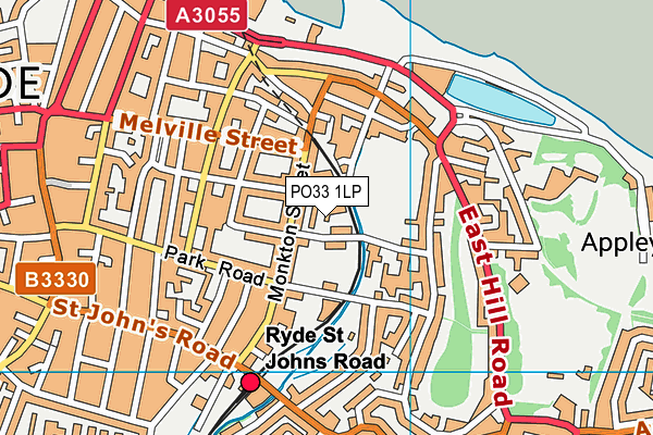 PO33 1LP map - OS VectorMap District (Ordnance Survey) PO33 1LP map - OS VectorMap District (Ordnance Survey)