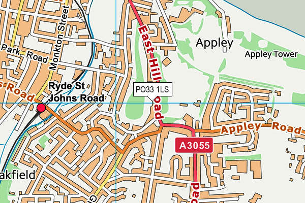 PO33 1LS map - OS VectorMap District (Ordnance Survey) PO33 1LS map - OS VectorMap District (Ordnance Survey)