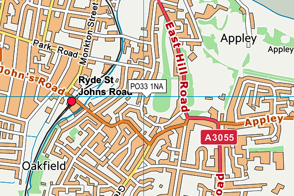 PO33 1NA map - OS VectorMap District (Ordnance Survey) PO33 1NA map - OS VectorMap District (Ordnance Survey)