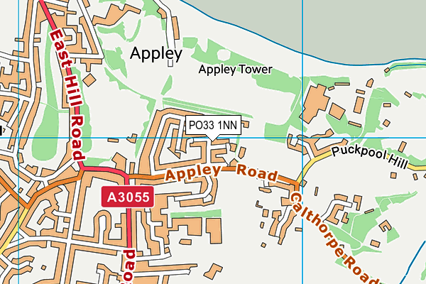PO33 1NN map - OS VectorMap District (Ordnance Survey) PO33 1NN map - OS VectorMap District (Ordnance Survey)