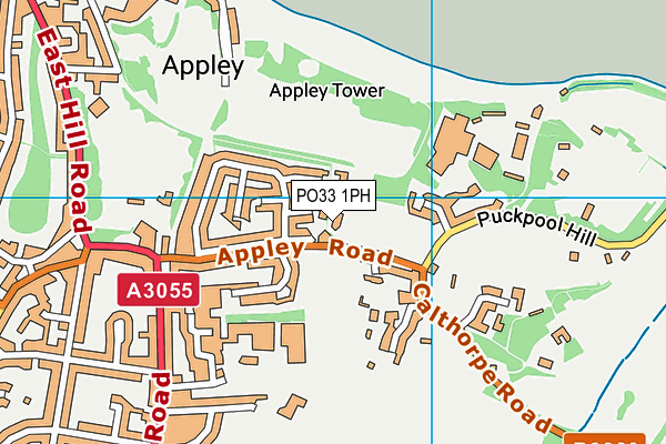 PO33 1PH map - OS VectorMap District (Ordnance Survey) PO33 1PH map - OS VectorMap District (Ordnance Survey)