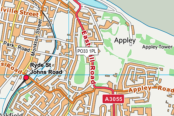 PO33 1PL map - OS VectorMap District (Ordnance Survey) PO33 1PL map - OS VectorMap District (Ordnance Survey)