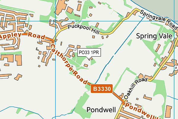 PO33 1PR map - OS VectorMap District (Ordnance Survey) PO33 1PR map - OS VectorMap District (Ordnance Survey)