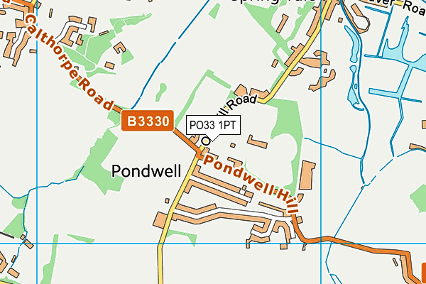 PO33 1PT map - OS VectorMap District (Ordnance Survey) PO33 1PT map - OS VectorMap District (Ordnance Survey)