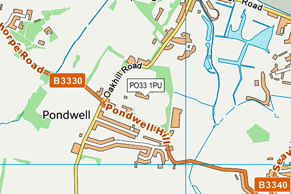 PO33 1PU map - OS VectorMap District (Ordnance Survey) PO33 1PU map - OS VectorMap District (Ordnance Survey)