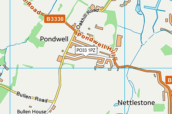 PO33 1PZ map - OS VectorMap District (Ordnance Survey) PO33 1PZ map - OS VectorMap District (Ordnance Survey)