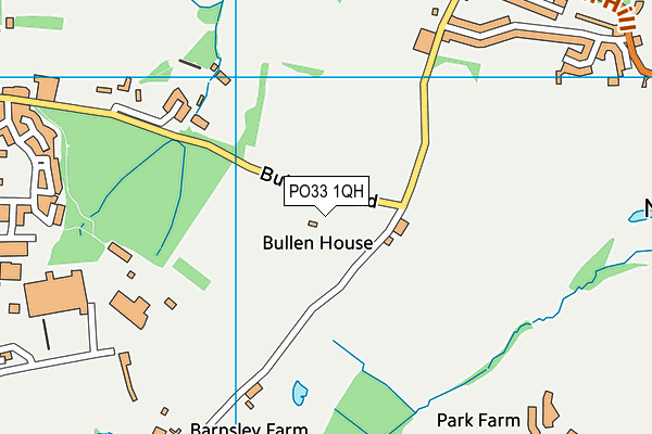 PO33 1QH map - OS VectorMap District (Ordnance Survey) PO33 1QH map - OS VectorMap District (Ordnance Survey)