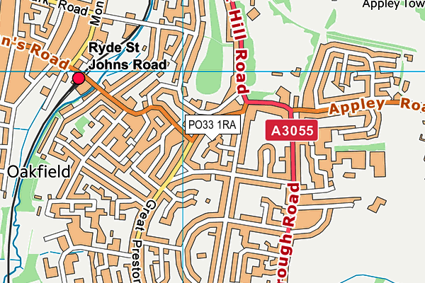PO33 1RA map - OS VectorMap District (Ordnance Survey) PO33 1RA map - OS VectorMap District (Ordnance Survey)