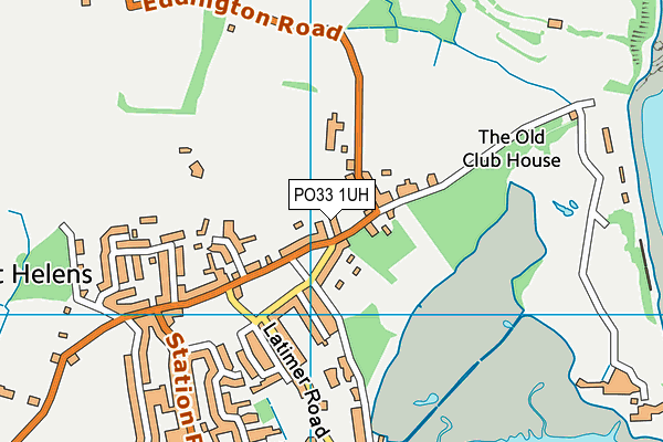 PO33 1UH map - OS VectorMap District (Ordnance Survey) PO33 1UH map - OS VectorMap District (Ordnance Survey)