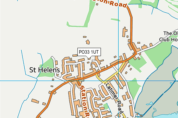 PO33 1UT map - OS VectorMap District (Ordnance Survey) PO33 1UT map - OS VectorMap District (Ordnance Survey)