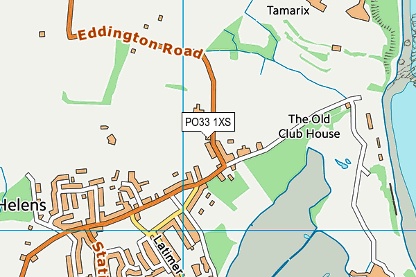 PO33 1XS map - OS VectorMap District (Ordnance Survey) PO33 1XS map - OS VectorMap District (Ordnance Survey)