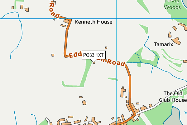 PO33 1XT map - OS VectorMap District (Ordnance Survey) PO33 1XT map - OS VectorMap District (Ordnance Survey)