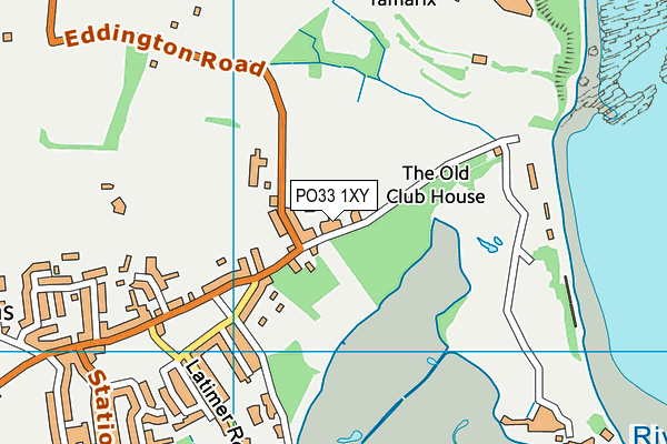 PO33 1XY map - OS VectorMap District (Ordnance Survey) PO33 1XY map - OS VectorMap District (Ordnance Survey)