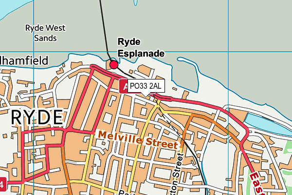 PO33 2AL map - OS VectorMap District (Ordnance Survey) PO33 2AL map - OS VectorMap District (Ordnance Survey)