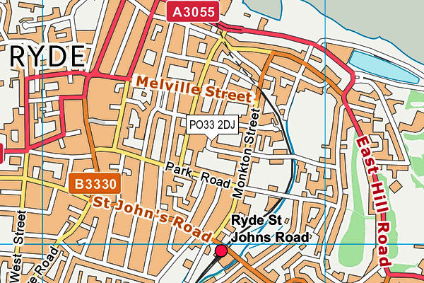 PO33 2DJ map - OS VectorMap District (Ordnance Survey) PO33 2DJ map - OS VectorMap District (Ordnance Survey)