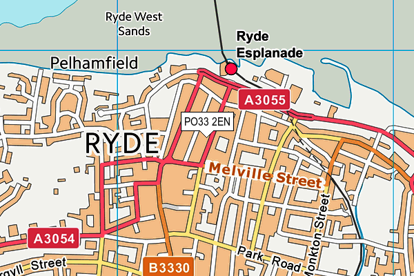 PO33 2EN map - OS VectorMap District (Ordnance Survey) PO33 2EN map - OS VectorMap District (Ordnance Survey)