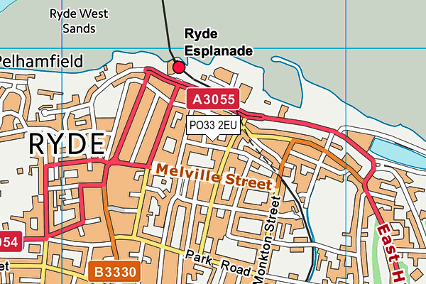 PO33 2EU map - OS VectorMap District (Ordnance Survey) PO33 2EU map - OS VectorMap District (Ordnance Survey)