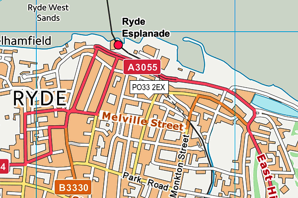 PO33 2EX map - OS VectorMap District (Ordnance Survey) PO33 2EX map - OS VectorMap District (Ordnance Survey)