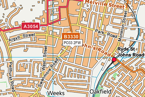 PO33 2FW map - OS VectorMap District (Ordnance Survey) PO33 2FW map - OS VectorMap District (Ordnance Survey)