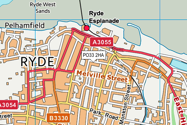 PO33 2HA map - OS VectorMap District (Ordnance Survey) PO33 2HA map - OS VectorMap District (Ordnance Survey)