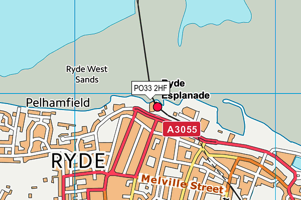 PO33 2HF map - OS VectorMap District (Ordnance Survey) PO33 2HF map - OS VectorMap District (Ordnance Survey)