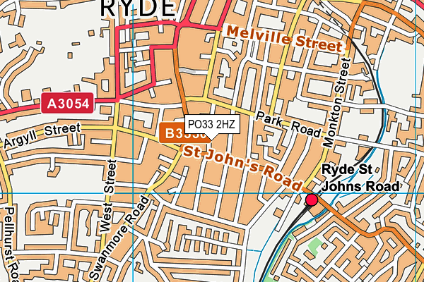 PO33 2HZ map - OS VectorMap District (Ordnance Survey) PO33 2HZ map - OS VectorMap District (Ordnance Survey)