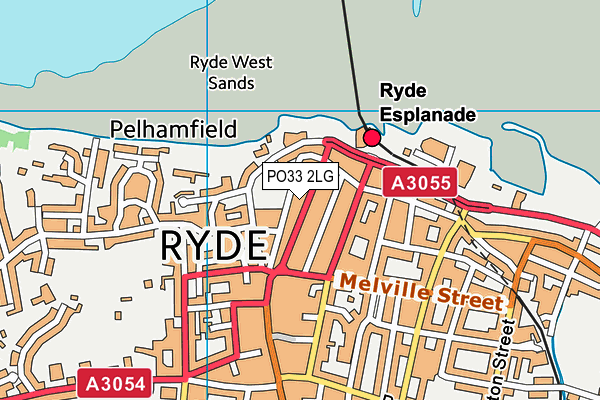 PO33 2LG map - OS VectorMap District (Ordnance Survey) PO33 2LG map - OS VectorMap District (Ordnance Survey)