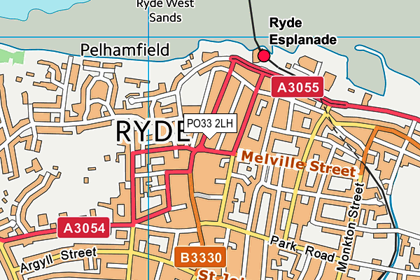 PO33 2LH map - OS VectorMap District (Ordnance Survey) PO33 2LH map - OS VectorMap District (Ordnance Survey)