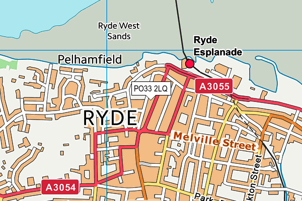 PO33 2LQ map - OS VectorMap District (Ordnance Survey) PO33 2LQ map - OS VectorMap District (Ordnance Survey)