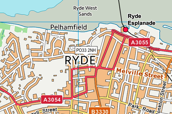 PO33 2NH map - OS VectorMap District (Ordnance Survey) PO33 2NH map - OS VectorMap District (Ordnance Survey)