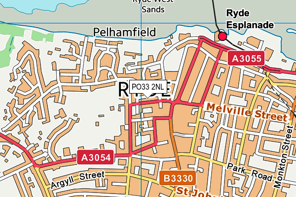PO33 2NL map - OS VectorMap District (Ordnance Survey) PO33 2NL map - OS VectorMap District (Ordnance Survey)