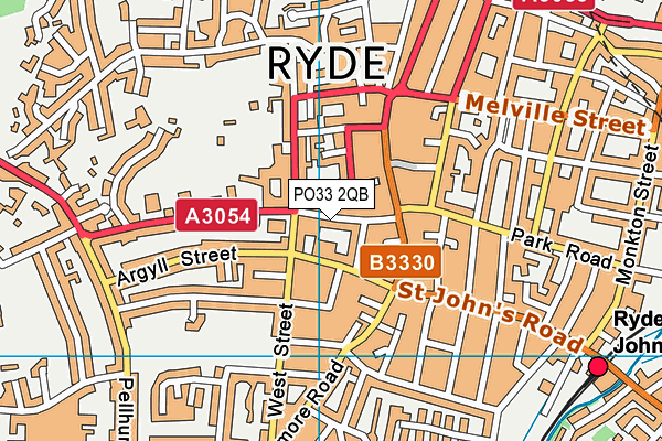 PO33 2QB map - OS VectorMap District (Ordnance Survey) PO33 2QB map - OS VectorMap District (Ordnance Survey)