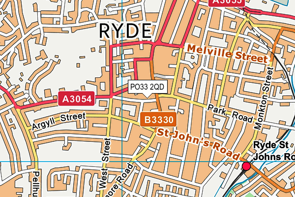 PO33 2QD map - OS VectorMap District (Ordnance Survey) PO33 2QD map - OS VectorMap District (Ordnance Survey)