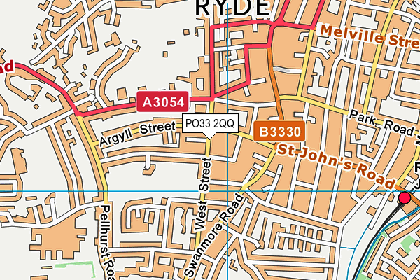 PO33 2QQ map - OS VectorMap District (Ordnance Survey) PO33 2QQ map - OS VectorMap District (Ordnance Survey)