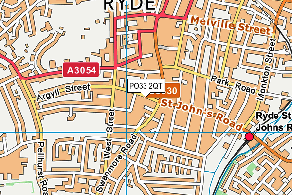 PO33 2QT map - OS VectorMap District (Ordnance Survey) PO33 2QT map - OS VectorMap District (Ordnance Survey)