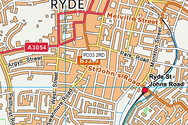 PO33 2RD map - OS VectorMap District (Ordnance Survey) PO33 2RD map - OS VectorMap District (Ordnance Survey)
