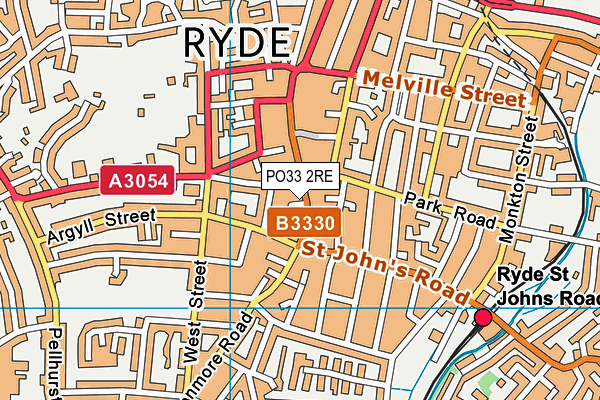PO33 2RE map - OS VectorMap District (Ordnance Survey) PO33 2RE map - OS VectorMap District (Ordnance Survey)