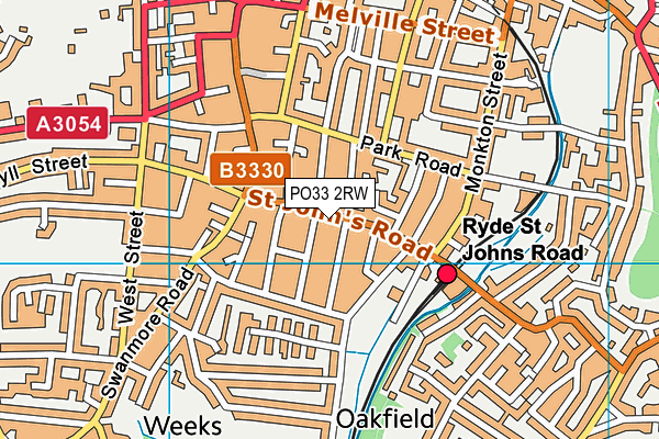 PO33 2RW map - OS VectorMap District (Ordnance Survey) PO33 2RW map - OS VectorMap District (Ordnance Survey)