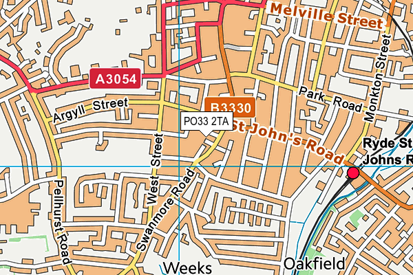 PO33 2TA map - OS VectorMap District (Ordnance Survey) PO33 2TA map - OS VectorMap District (Ordnance Survey)