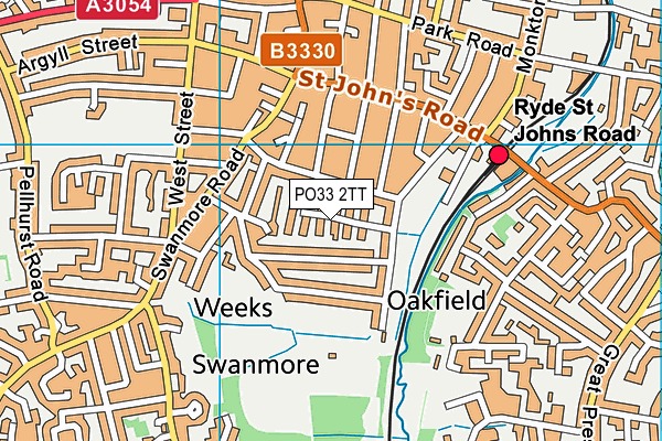PO33 2TT map - OS VectorMap District (Ordnance Survey) PO33 2TT map - OS VectorMap District (Ordnance Survey)
