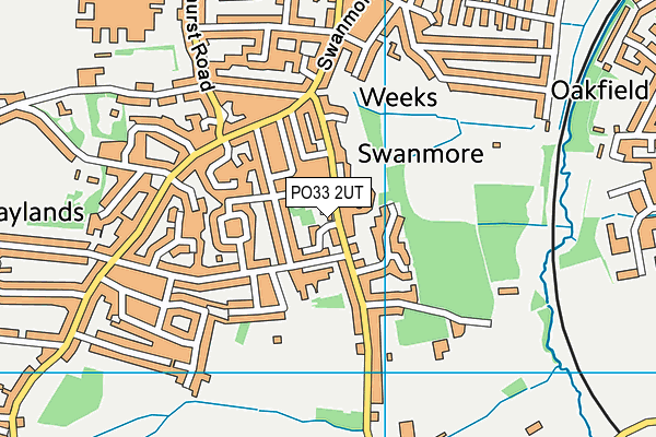 PO33 2UT map - OS VectorMap District (Ordnance Survey) PO33 2UT map - OS VectorMap District (Ordnance Survey)