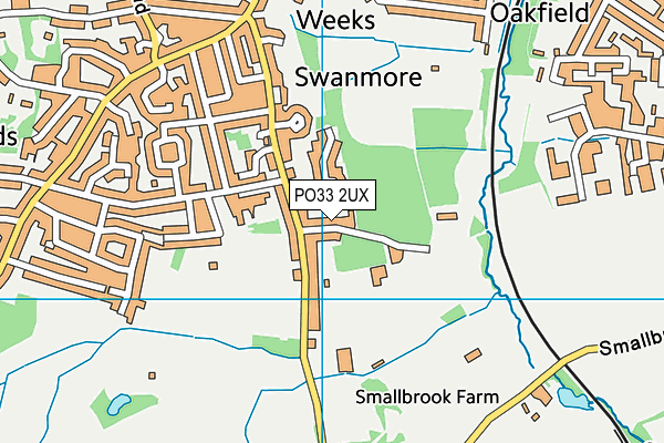 PO33 2UX map - OS VectorMap District (Ordnance Survey) PO33 2UX map - OS VectorMap District (Ordnance Survey)