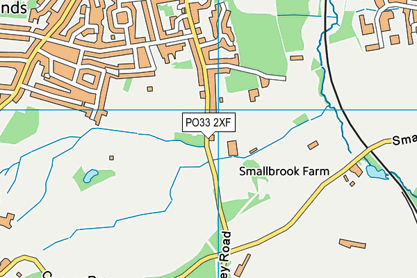 PO33 2XF map - OS VectorMap District (Ordnance Survey) PO33 2XF map - OS VectorMap District (Ordnance Survey)