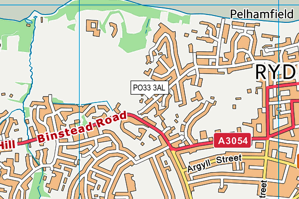 PO33 3AL map - OS VectorMap District (Ordnance Survey) PO33 3AL map - OS VectorMap District (Ordnance Survey)