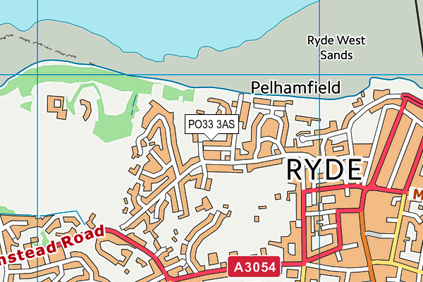 PO33 3AS map - OS VectorMap District (Ordnance Survey) PO33 3AS map - OS VectorMap District (Ordnance Survey)