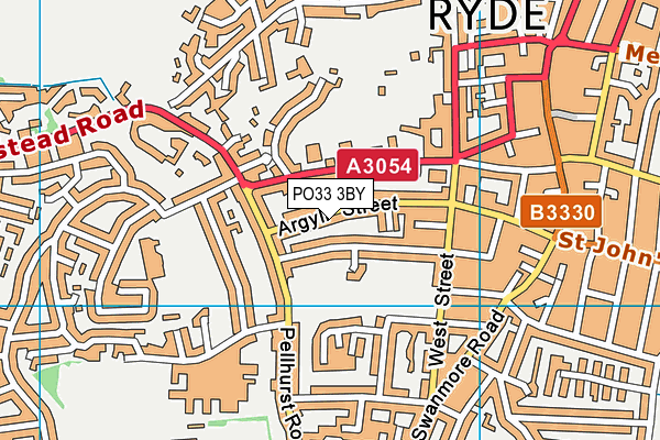 PO33 3BY map - OS VectorMap District (Ordnance Survey) PO33 3BY map - OS VectorMap District (Ordnance Survey)