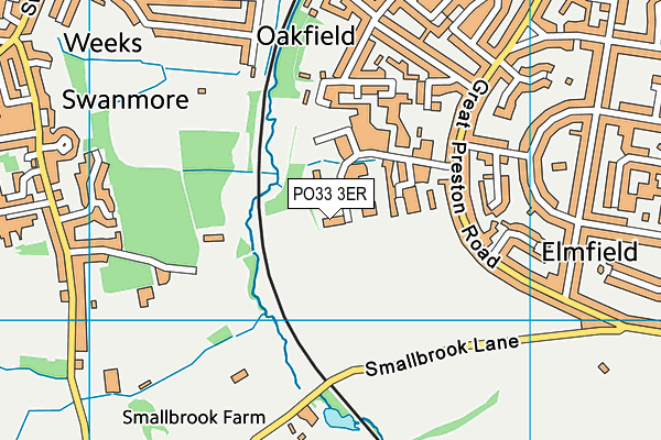PO33 3ER map - OS VectorMap District (Ordnance Survey) PO33 3ER map - OS VectorMap District (Ordnance Survey)